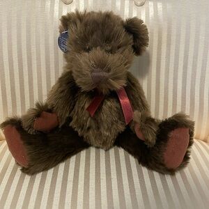 Rare GANZ teddy bear - Kirby Style #H3590